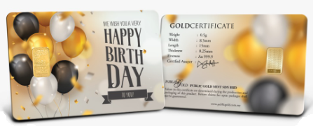 Birthday 0.5gm 999.9 Gold Bar (4)