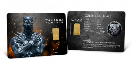 Wakanda - 1 gram Gold Bar  999.9 